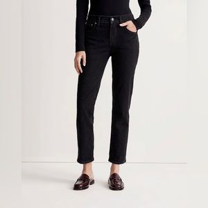 Madewell Mid Rise Perfect Vintage Black Jean Size 23